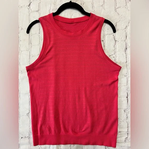 Lululemon Breeze By Muscle Tank II Size 4 Small Hot Pink - Picture 1 of 5